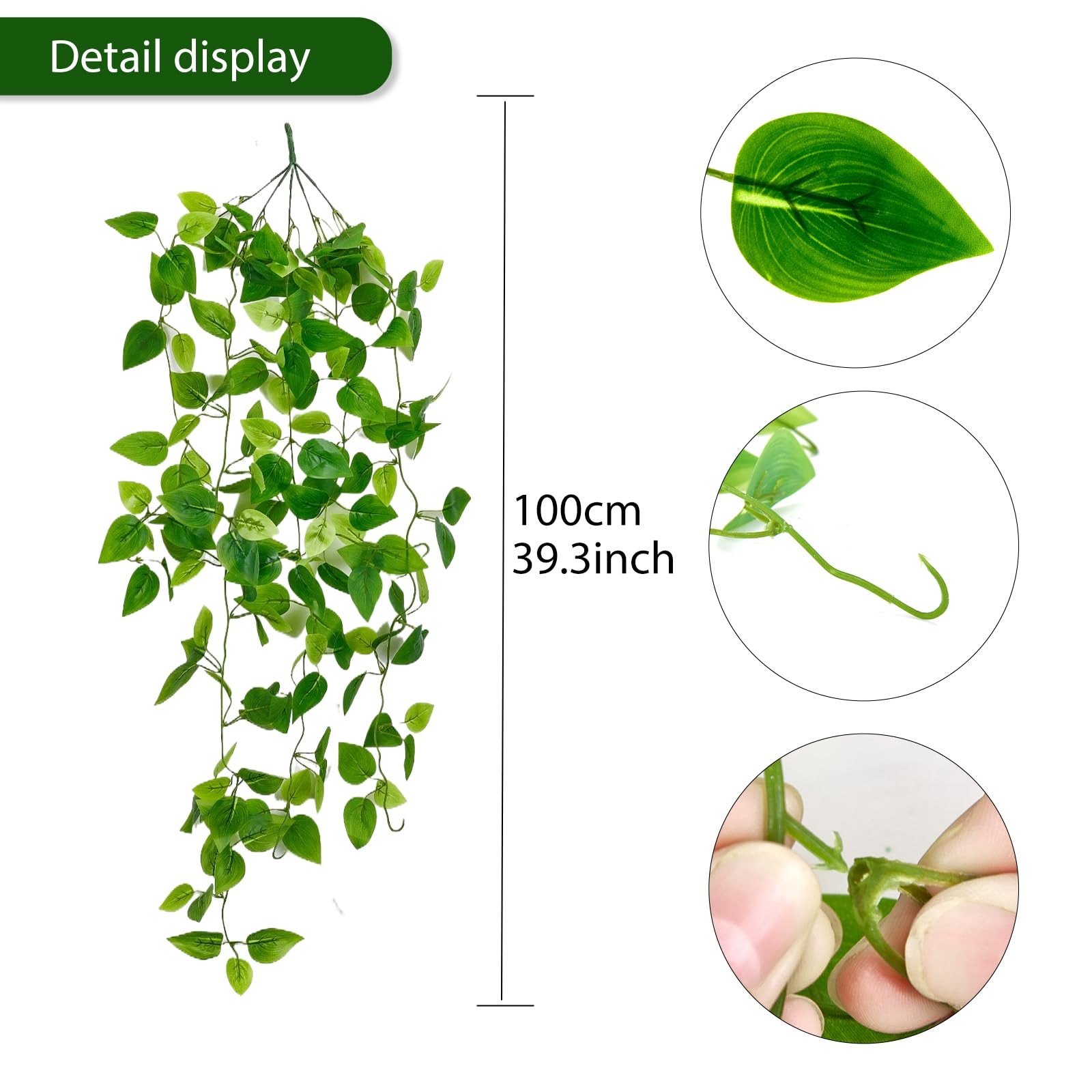 Artificial Hanging Plants Ivy Vine Indoor Outdoor Decor