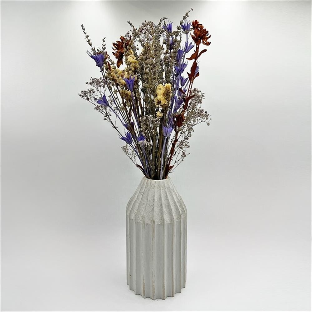 Pemberly Row 10-inch High Real Preserved Mixed Bouquets in Small Size