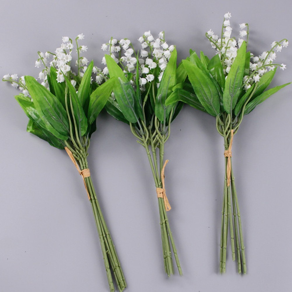 Vibrant Artificial Lily of the Valley Flowers for Elegant Home and Office Decor