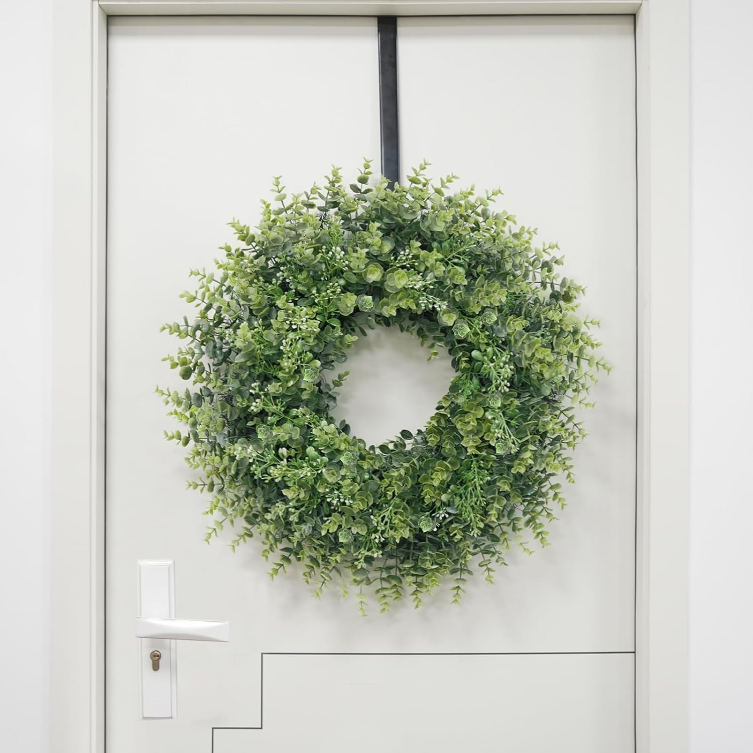 Large 26-Inch Round Boxwood Wreath – Vibrant Greenery for Front Door & Porch