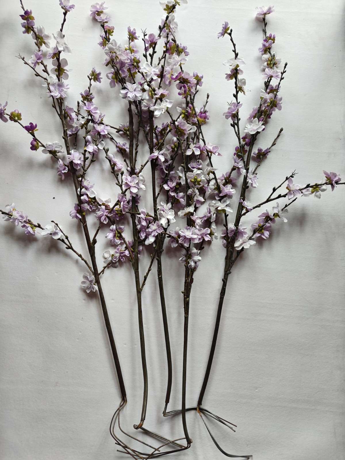 5Pcs Artificial Cherry Blossom Flowers 43 Inch Long Stem Cherry Blossom Lilac