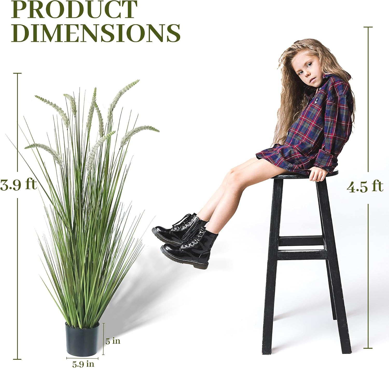 4Ft 2-Pack Artificial Veronica Spiked Speedwell Grass, 47In Faux Veronica Spicat