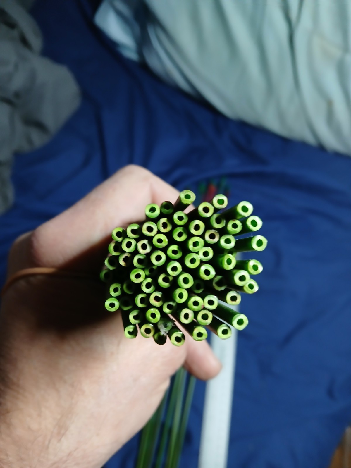 20″ Plastic Floral Picks Tubes Lot-of-25 Screw Tip for Crafts & Hobbies