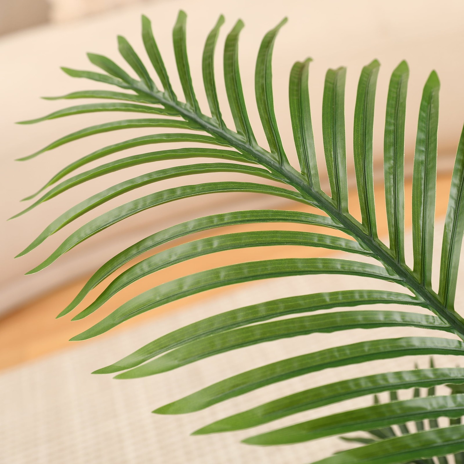 4 Feet Artificial Majestic Palm in Pot for Indoor Outdoor Home Office
