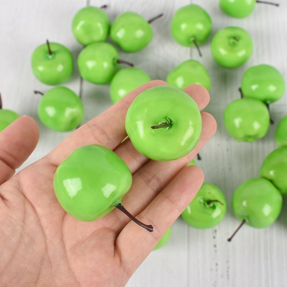 Mini Fake Apples, 20pcs Artificial Apples in Small Size Decoration for Home, …
