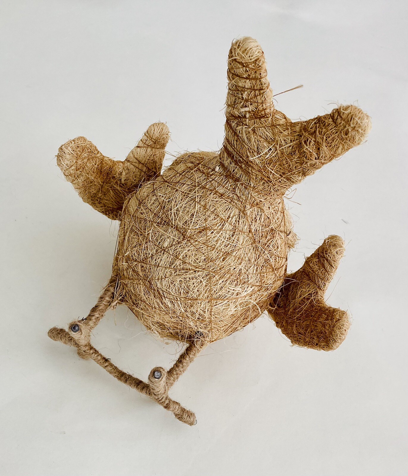 Danish Natural Rustic Twig BIRD Nest Planter Kiwi Farmhouse Cute Handmade Woven