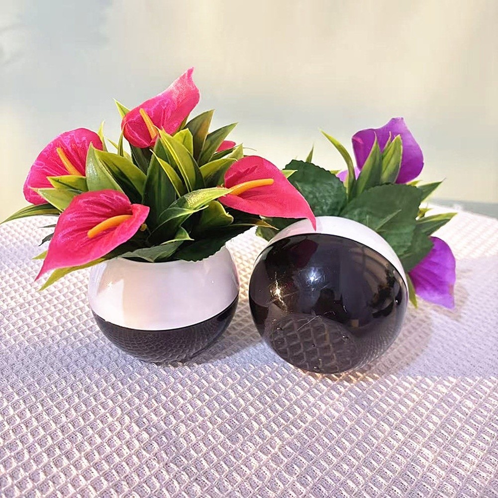 Realistic Artificial Calla Lily in Pot for Table Living Room Bedroom Decor