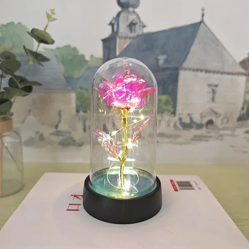 Eternal LED Rose Flower Gift for Valentine Anniversary Wedding Gift/Décor