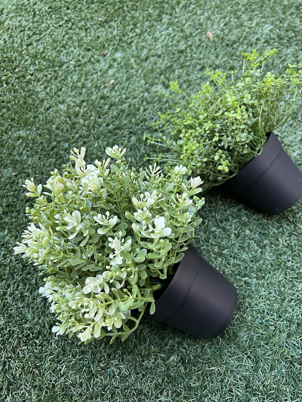 Set of 2 Artificial Tree Bush Dimension 7in x Height 6in