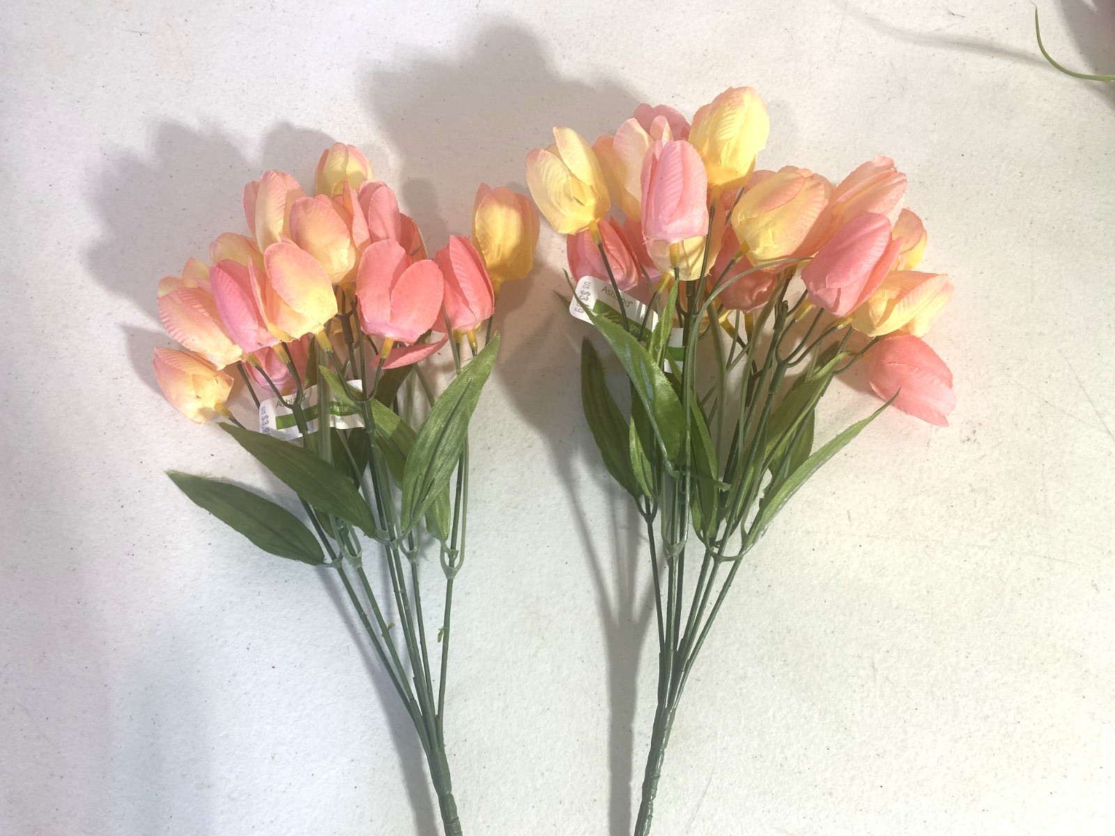 Beautiful lot of artificial Tulips- spring colors