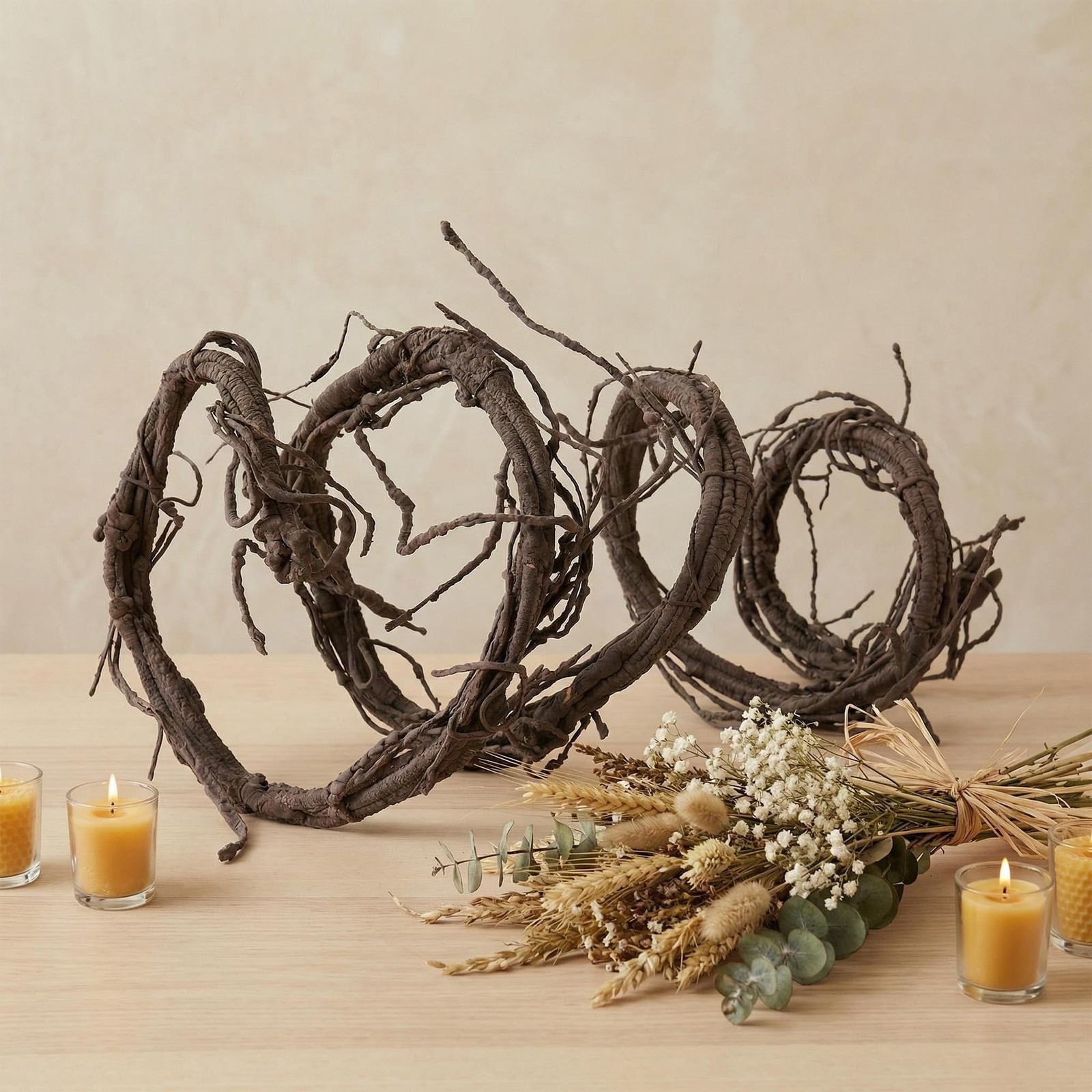 118″ Bendable Artificial Grapevines Garland Tree Branches(L)
