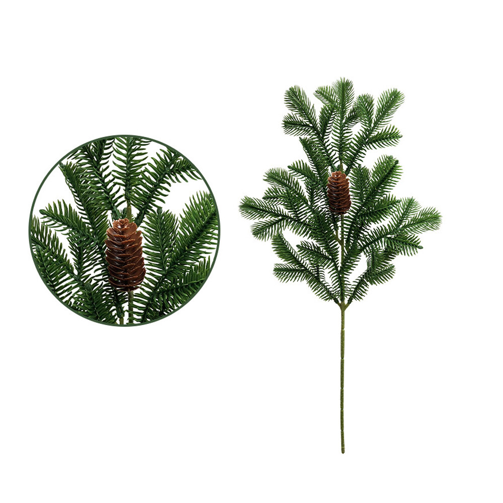 1Pc Fake Pine Branches Pine Needles 4 Type Thanksgiving Home Restaurant Decor