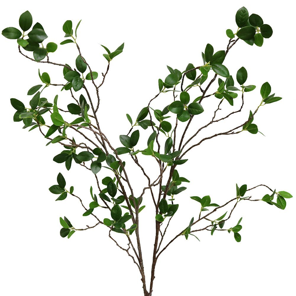 Artificial Eucalytus Green Branches Faux Ficus Twig Home Office Decoration (2…