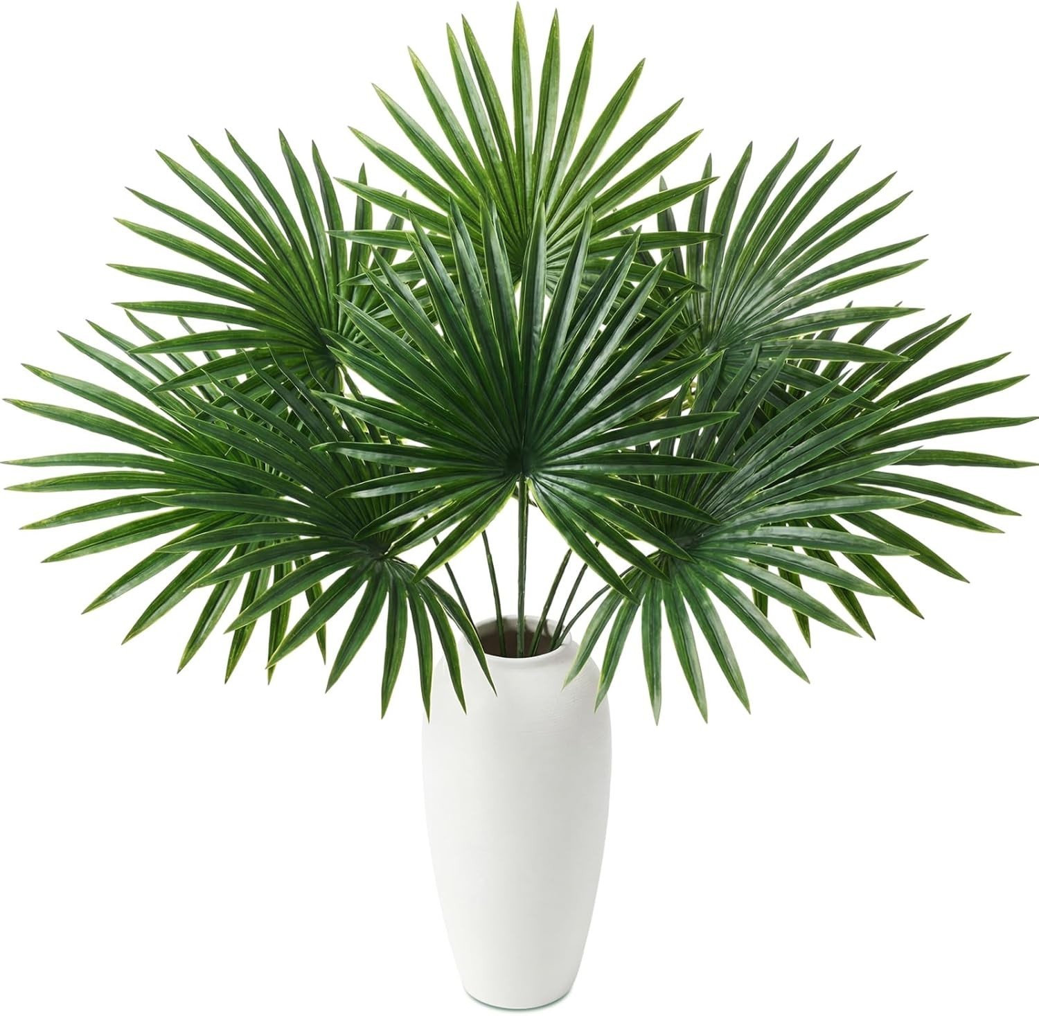 15.75” Faux Palm Leaves – 30 Pcs Ideal for Tropical Wedding Decor & Events
