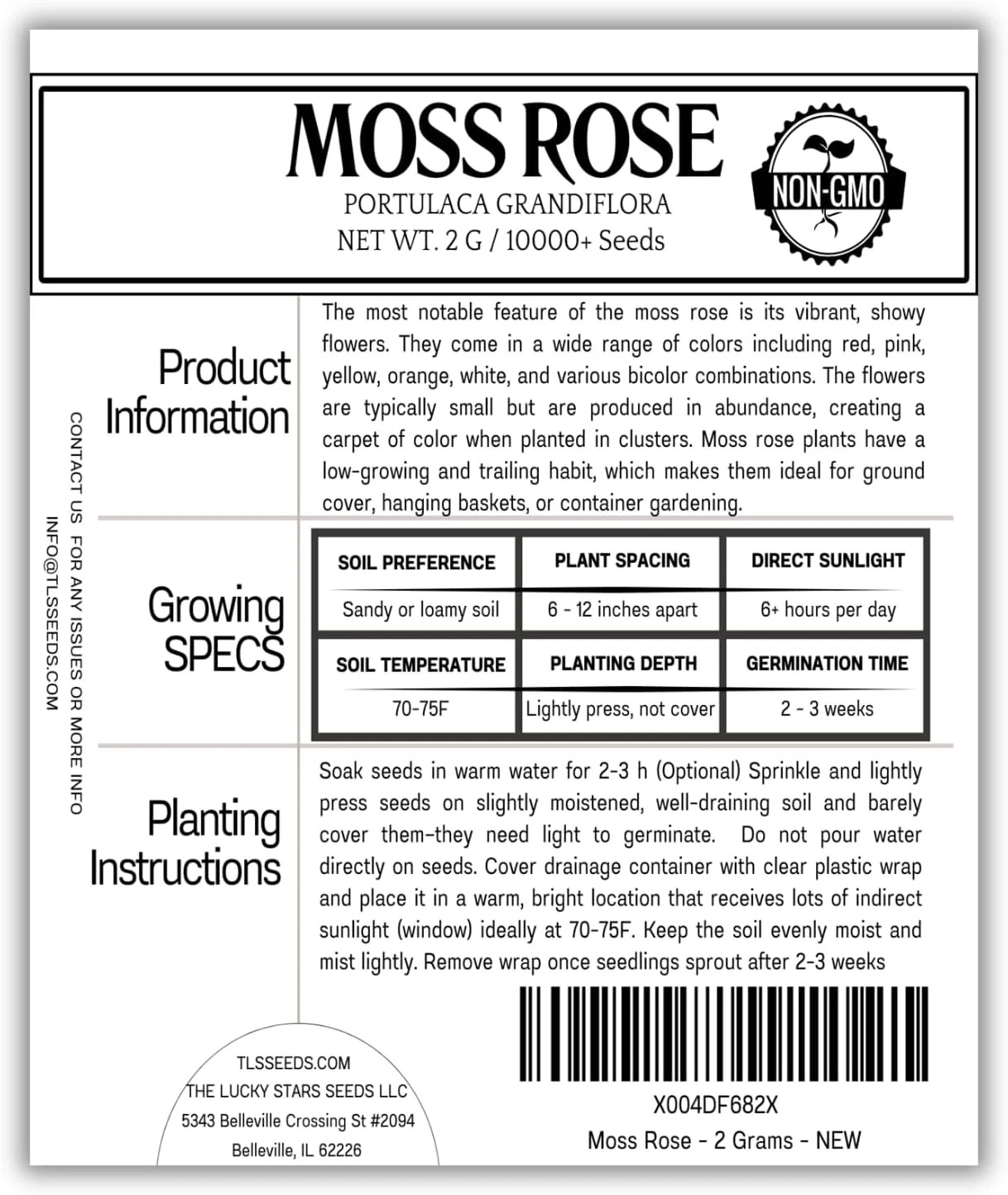 10000 Mixed Moss Rose Seeds – HOA Mười Giờ – AKA. Portulaca Grandiflora Mix, Mos