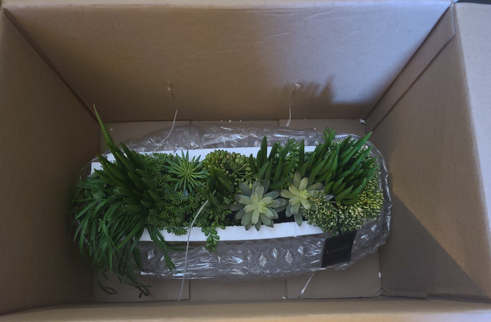 Allstate Living Faux Succulent Arrangement, Premium Artificial Indoor Plant