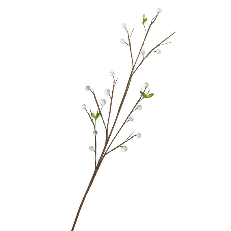 Pack of 12 Clear Acrylic Artificial Grape Cluster 30″ Stems