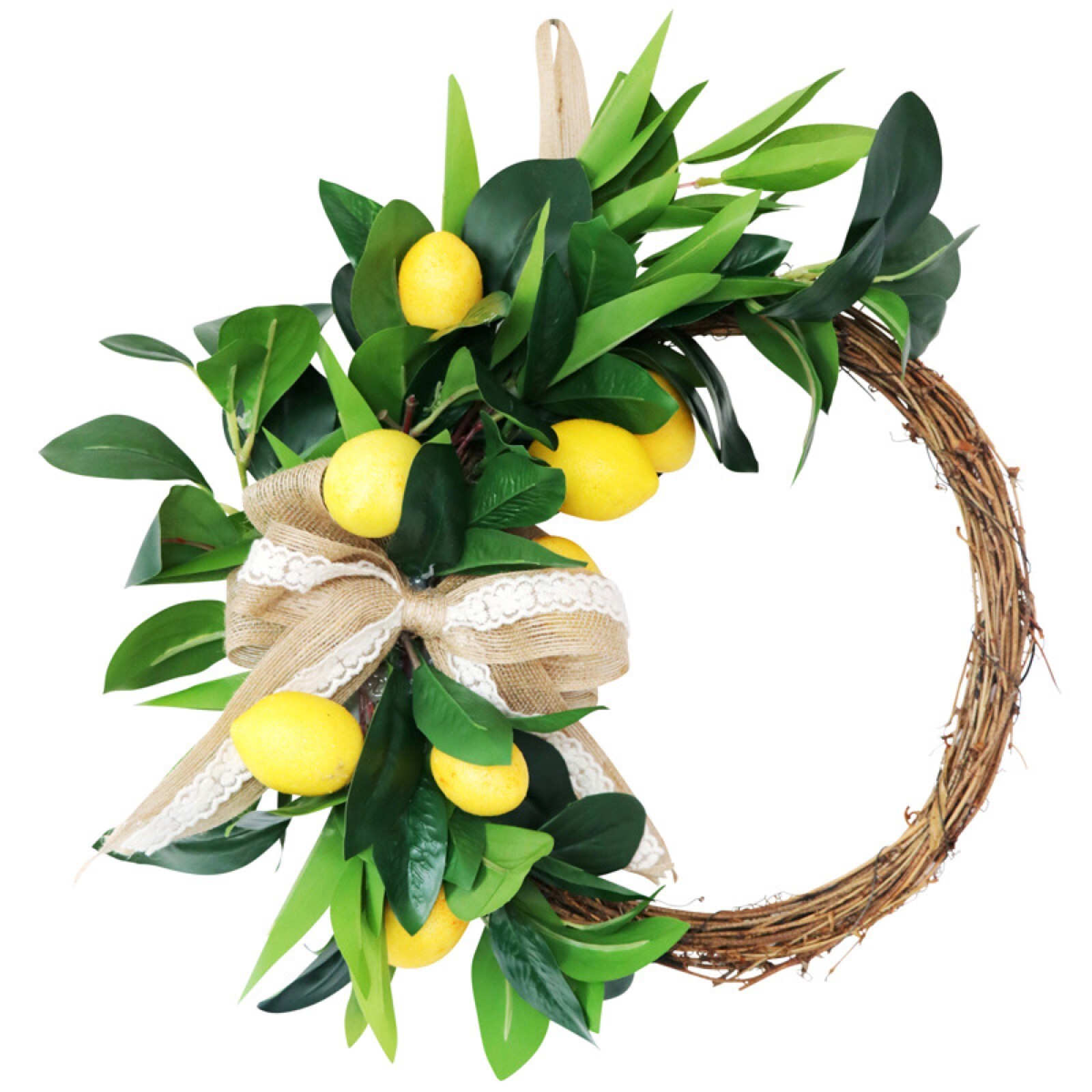 Lemon Wreath Green/Yellow
