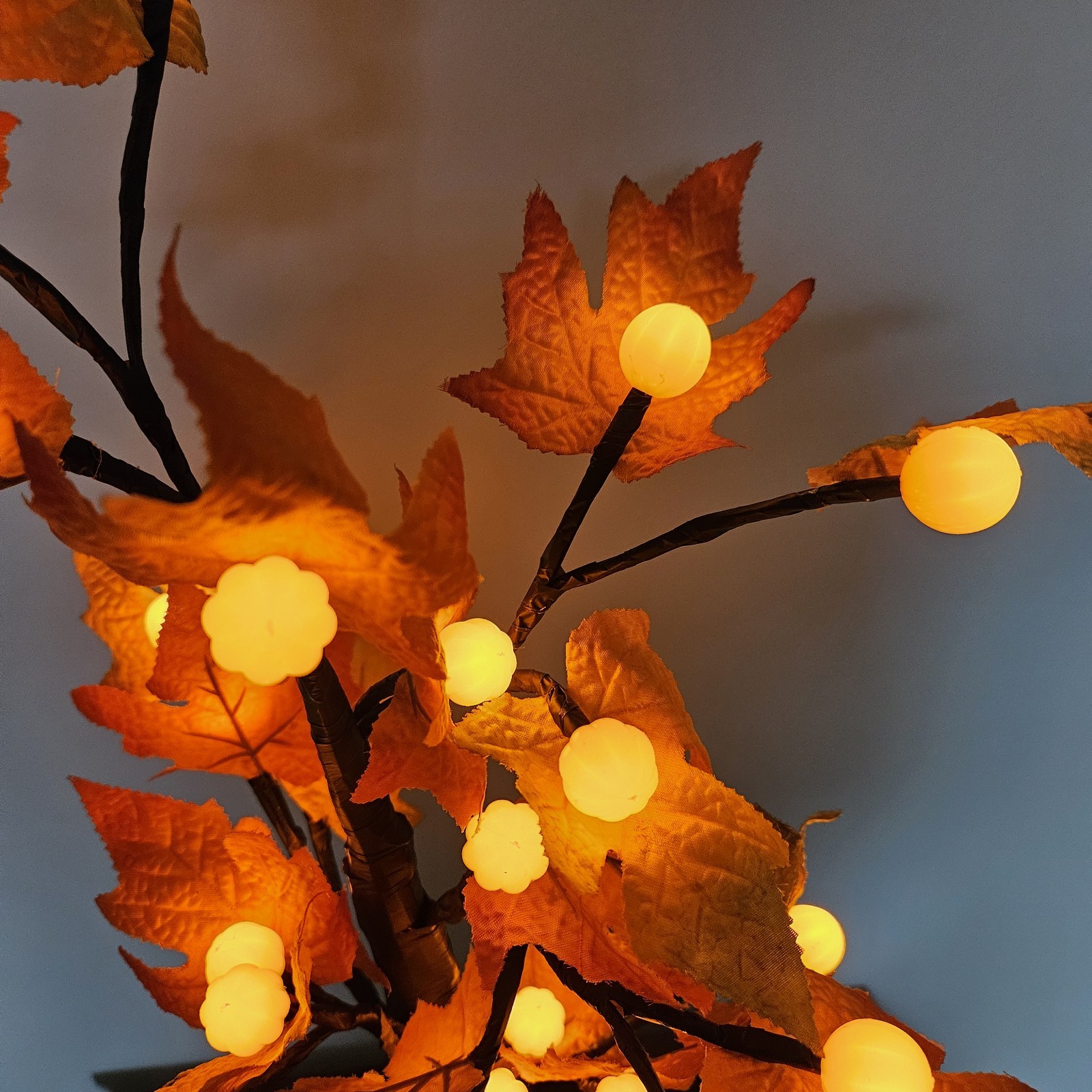 Artificial Fall Lighted Maple Tree LED Thanksgiving