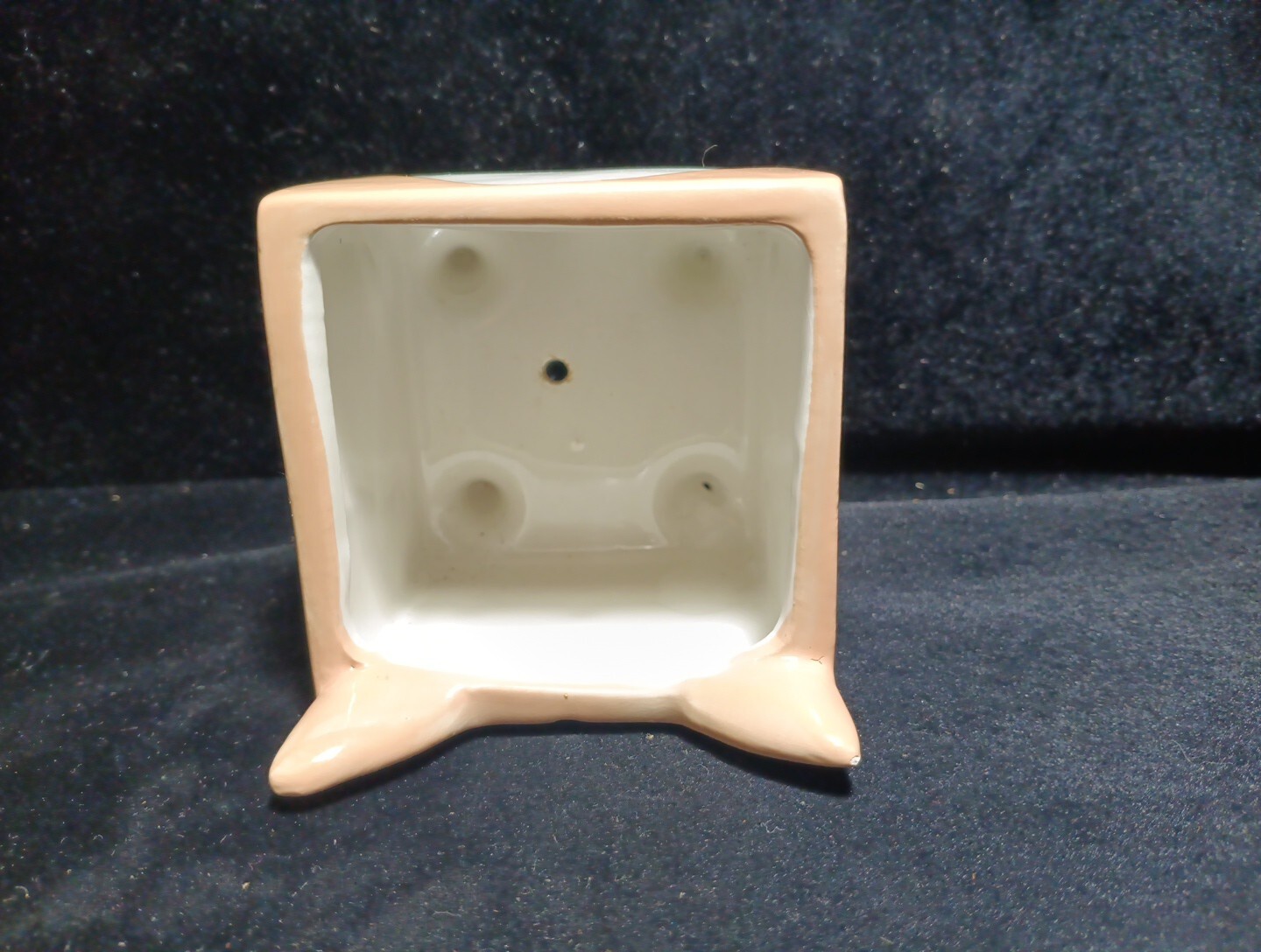 Corgi Decorative Cube Dog Planter Ceramic Flower Pot 4″H 3″W 3.5″L