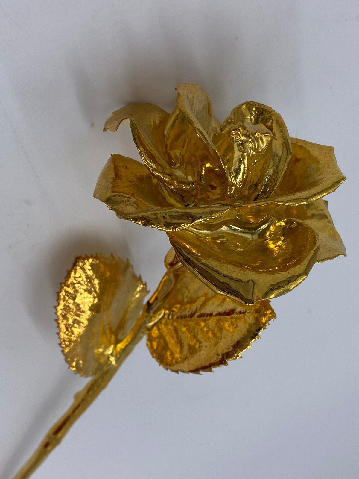 REAL ROSE ONE OF A KIND Dipped 24 K Gold Valentines Sweetheart Love