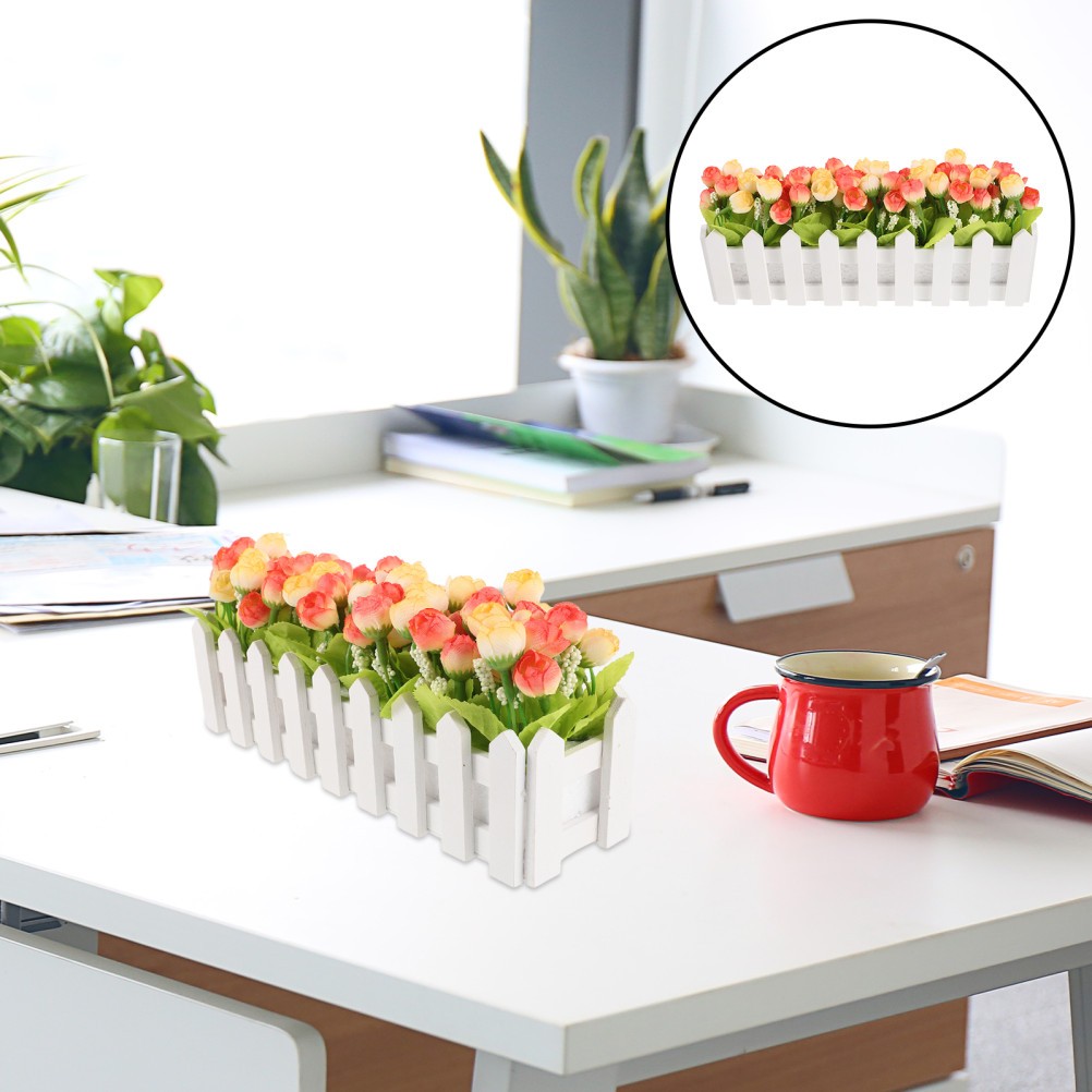 Realistic Outdoor Flowers Fake for Garden Artificial Potted Plants
