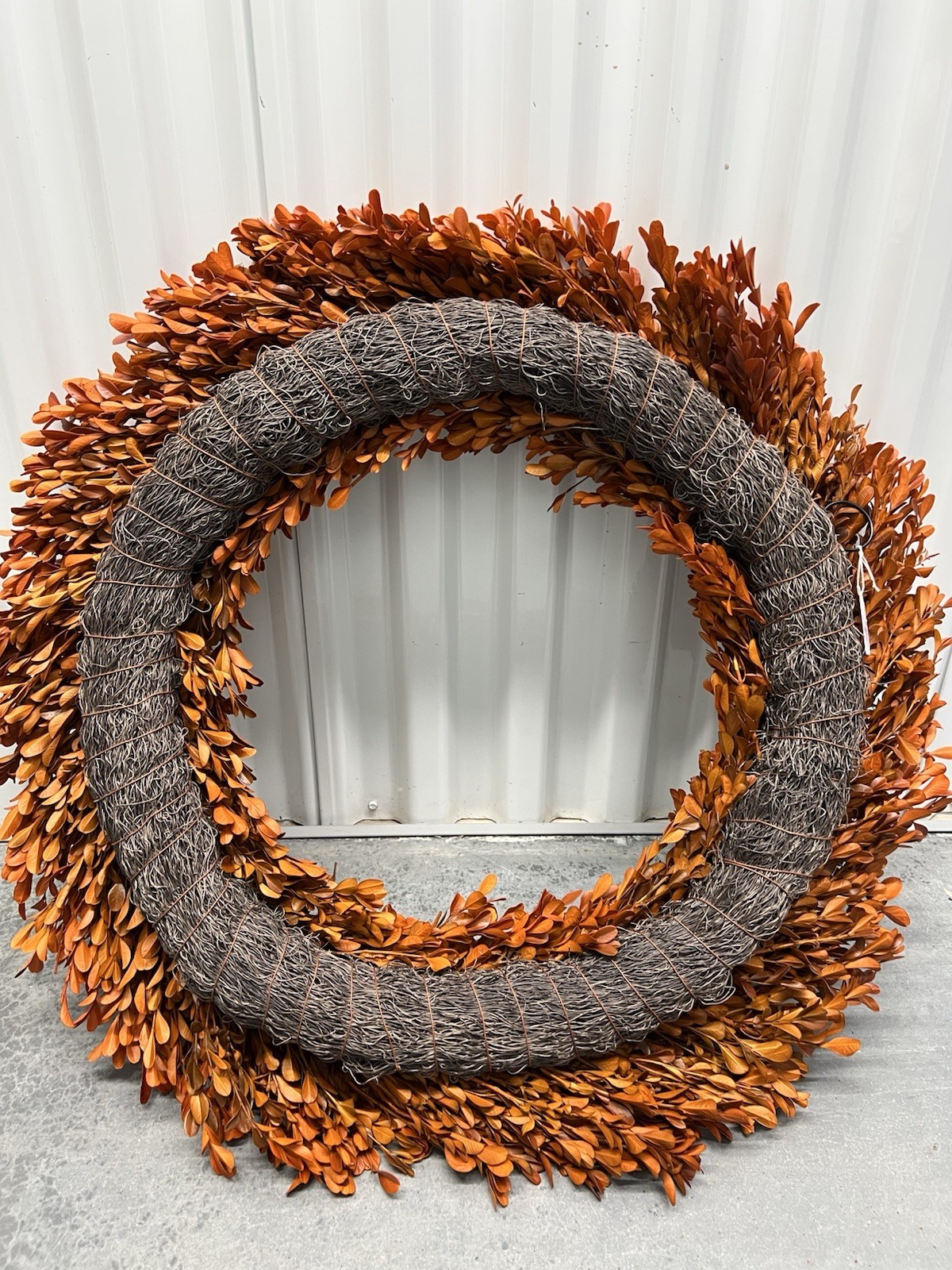 24 Inch Real Preserved Boxwood Natural Wreath Fall Decor Thanksgiving