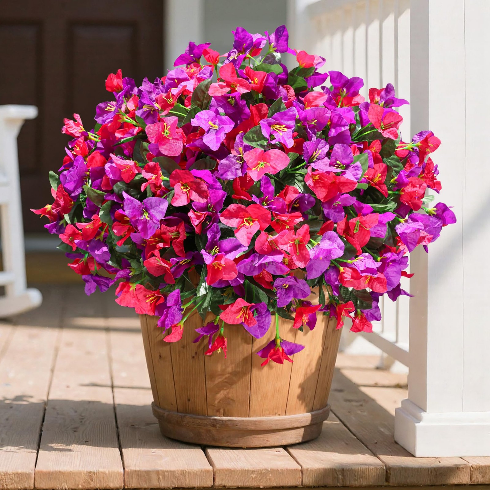 Ivydale Artificial Flowers for Outdoors Fake Bougainvillea Spring Summer Outs…