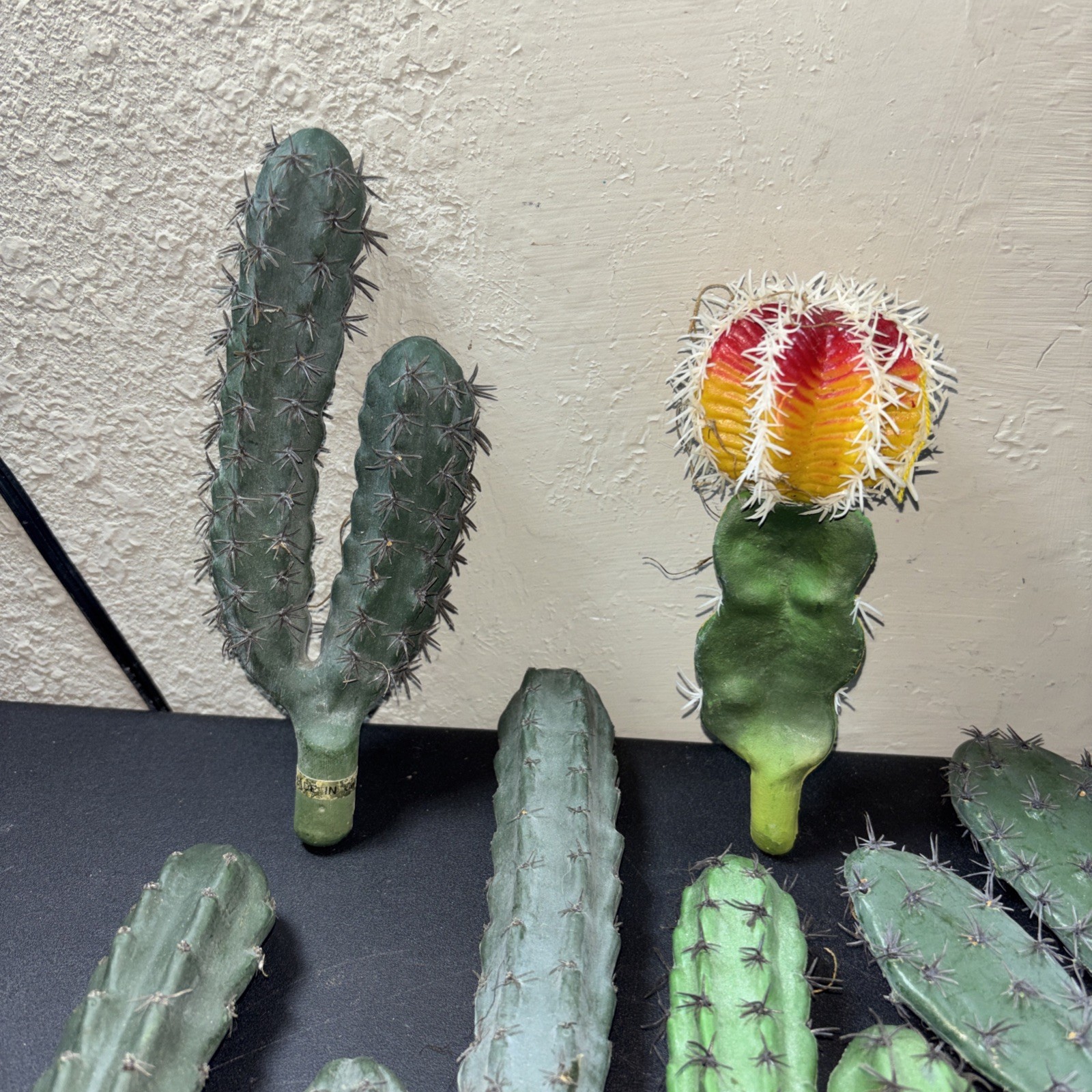 11 Faux Cactus Fake Saguaro Southwestern Plastic Decor A