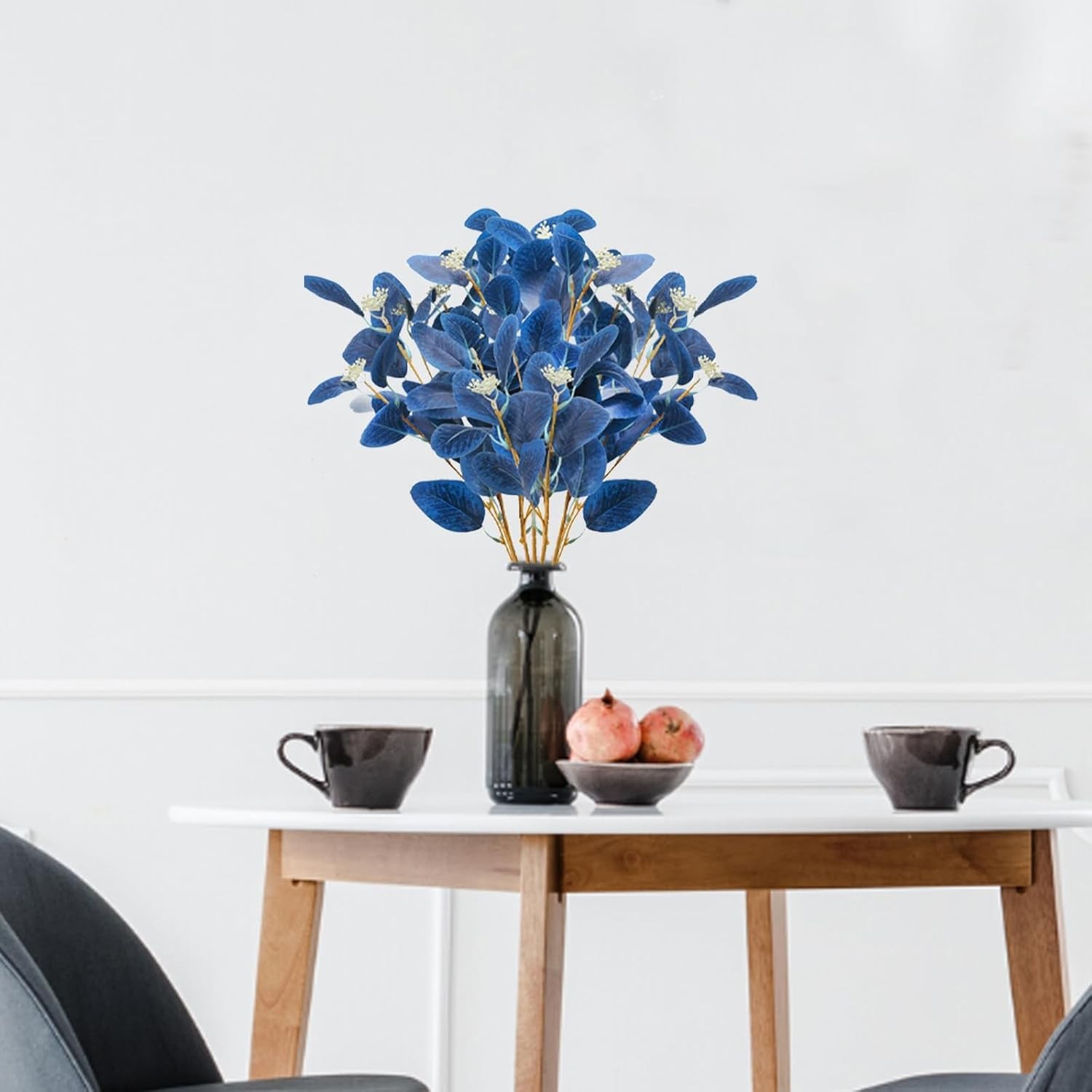 Artificial Eucalyptus Leaf Spray Greenery Vase Flower Arrangement Decoration