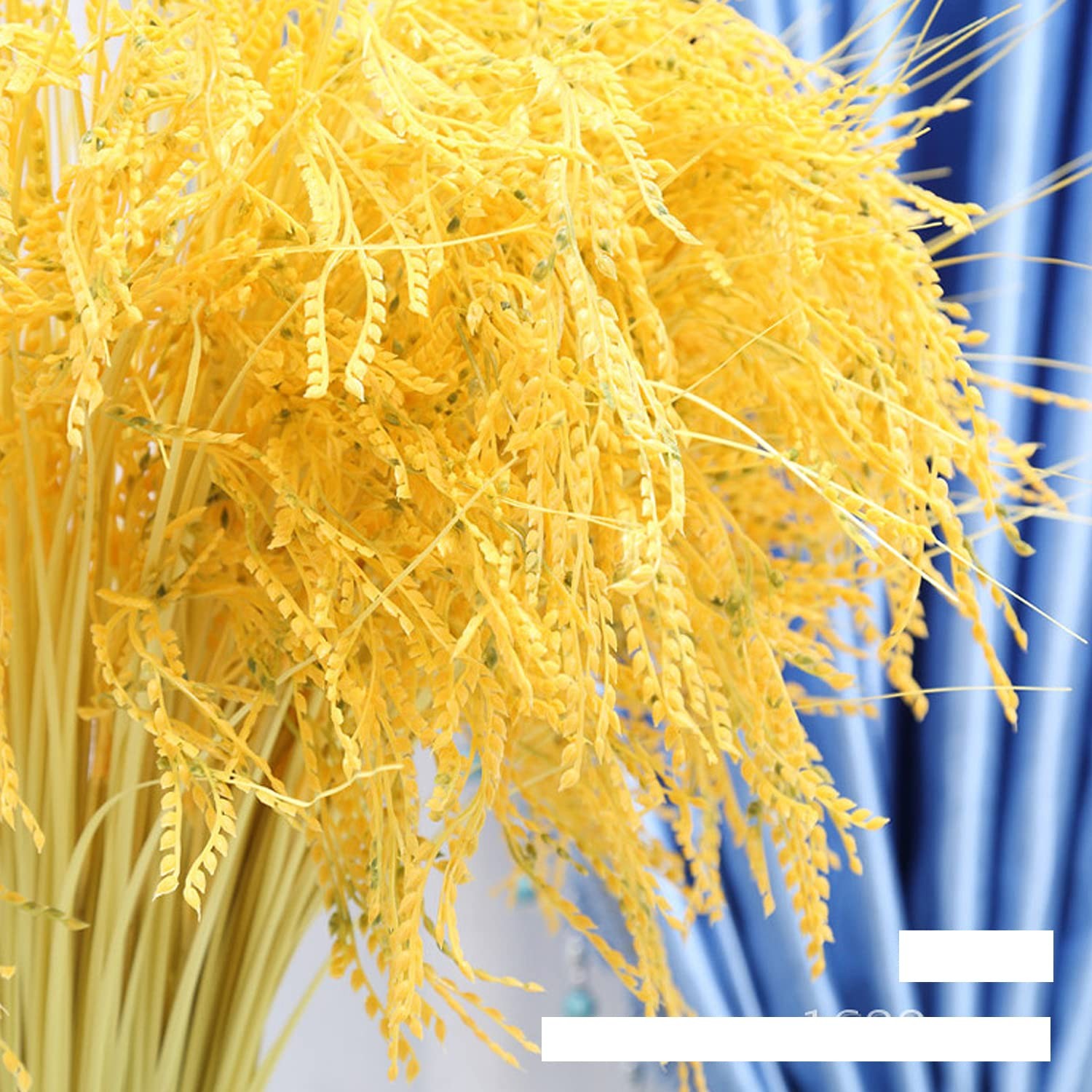 Fake Grain Plant Artificial Paddy Rice Flowers Yellow Natural Plants for Home…