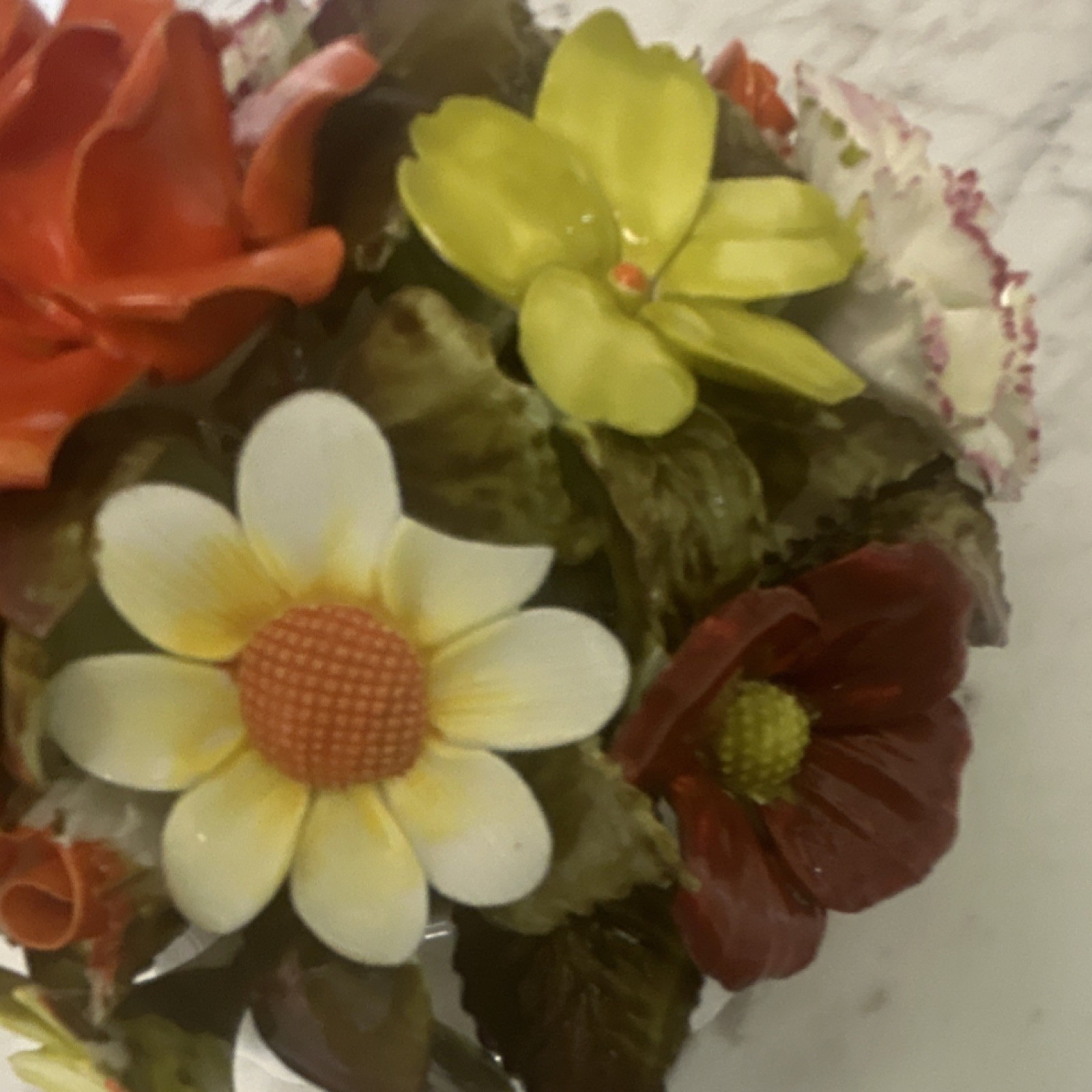 Royal Adderley Bone China Floral Centerpiece Rose Daisy Carnation Multicolor