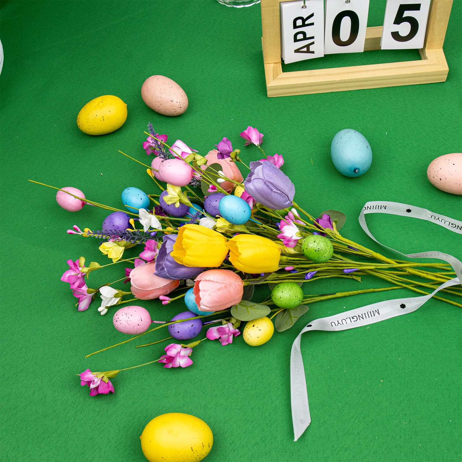 10 PCs Modern Easter Table Centerpiece Decorations 17 inches Rustic Easter Fl…