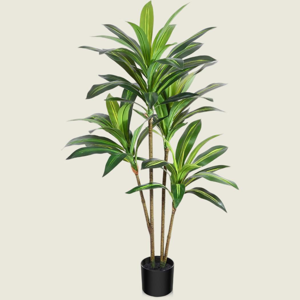Artificial Dracaena Plant Outdoor Fake Plants, Artificial Brazil Iron Tree