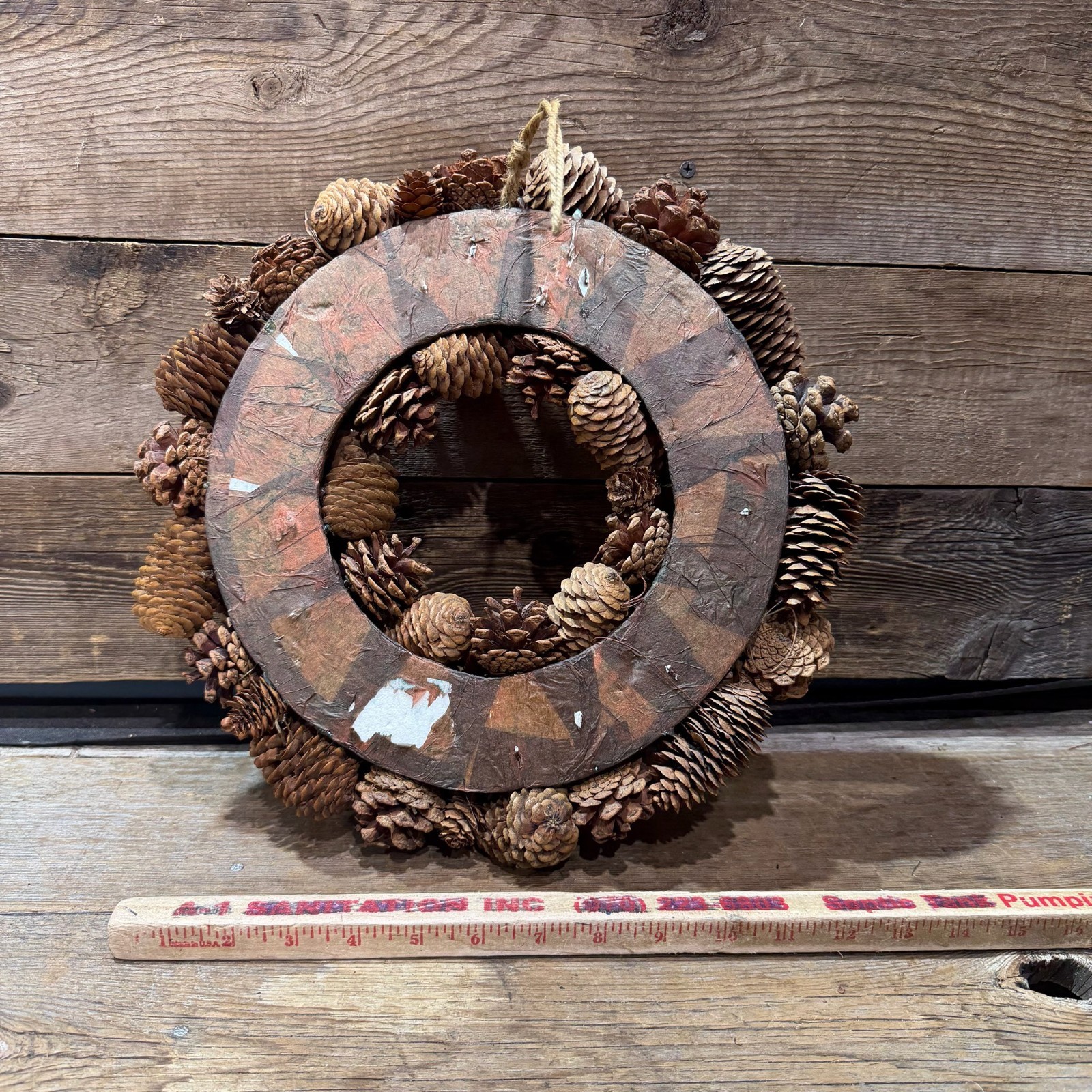 Woodland Aesthetic, Handmade Wreath, Pinecones & Acorns, Rustic