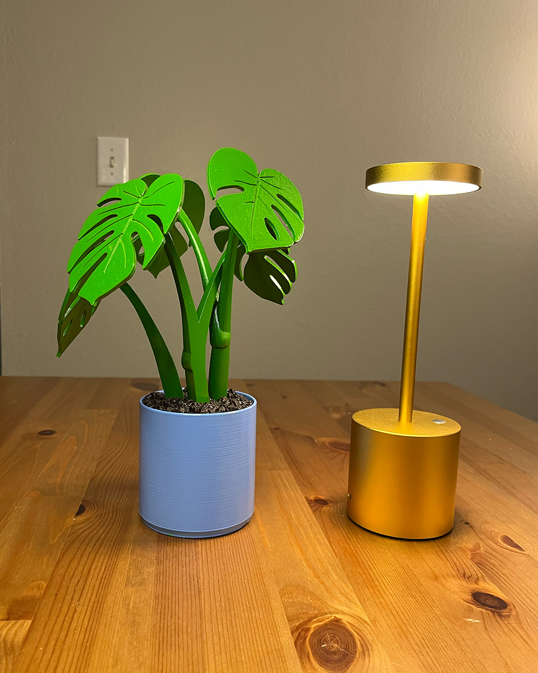 Monstera Plant, 3D printed Plant, Magnetic Leaves, Fake Plant, Detachable Leaves