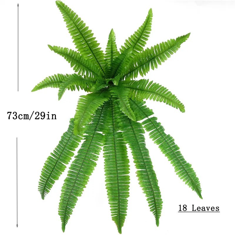 Artificial Boston Fern Wall Hanging Large Silk Plant Home Garden Party Decor