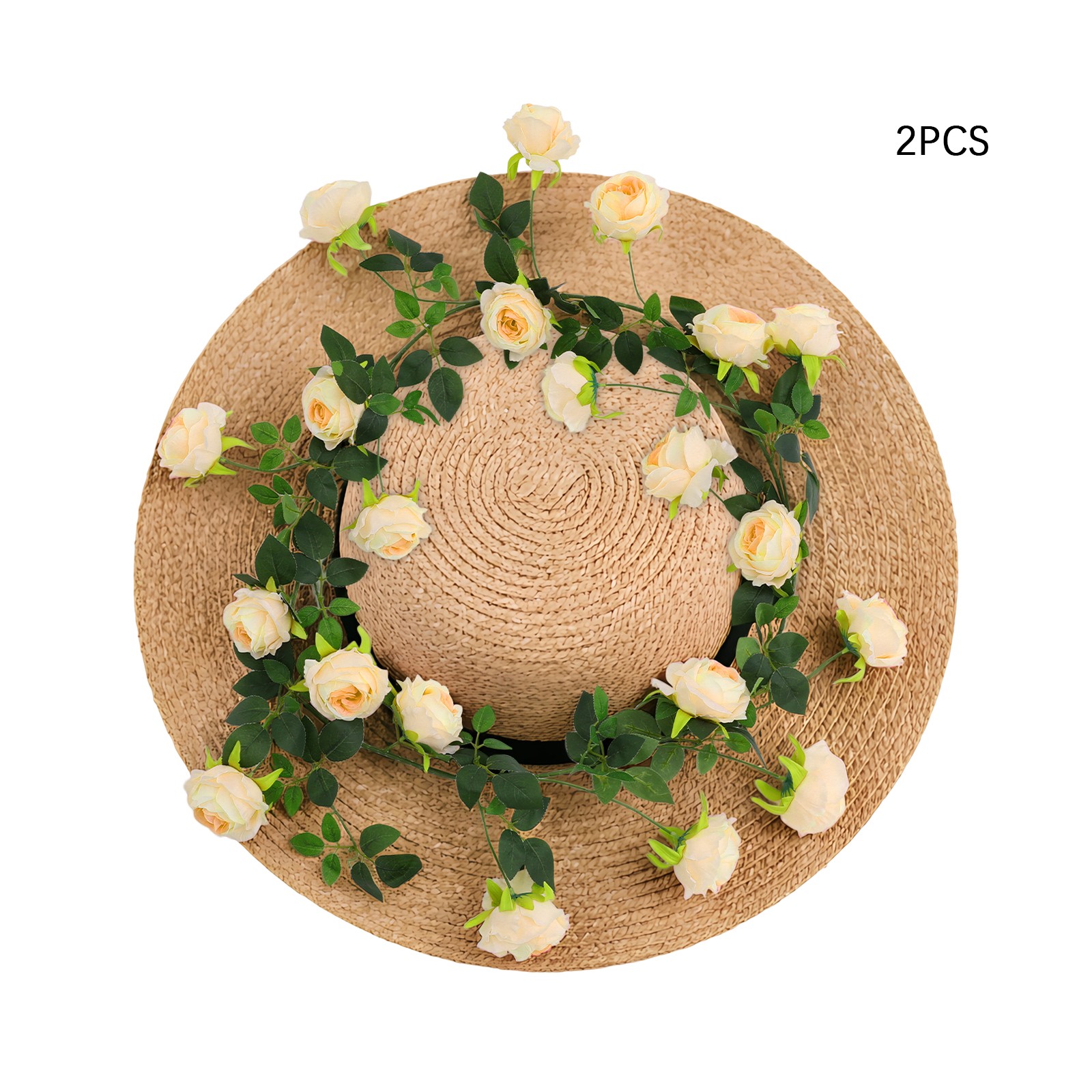 Artificial Flower Garlands Champagne Color Flower Vine Garden Wedding Decoration