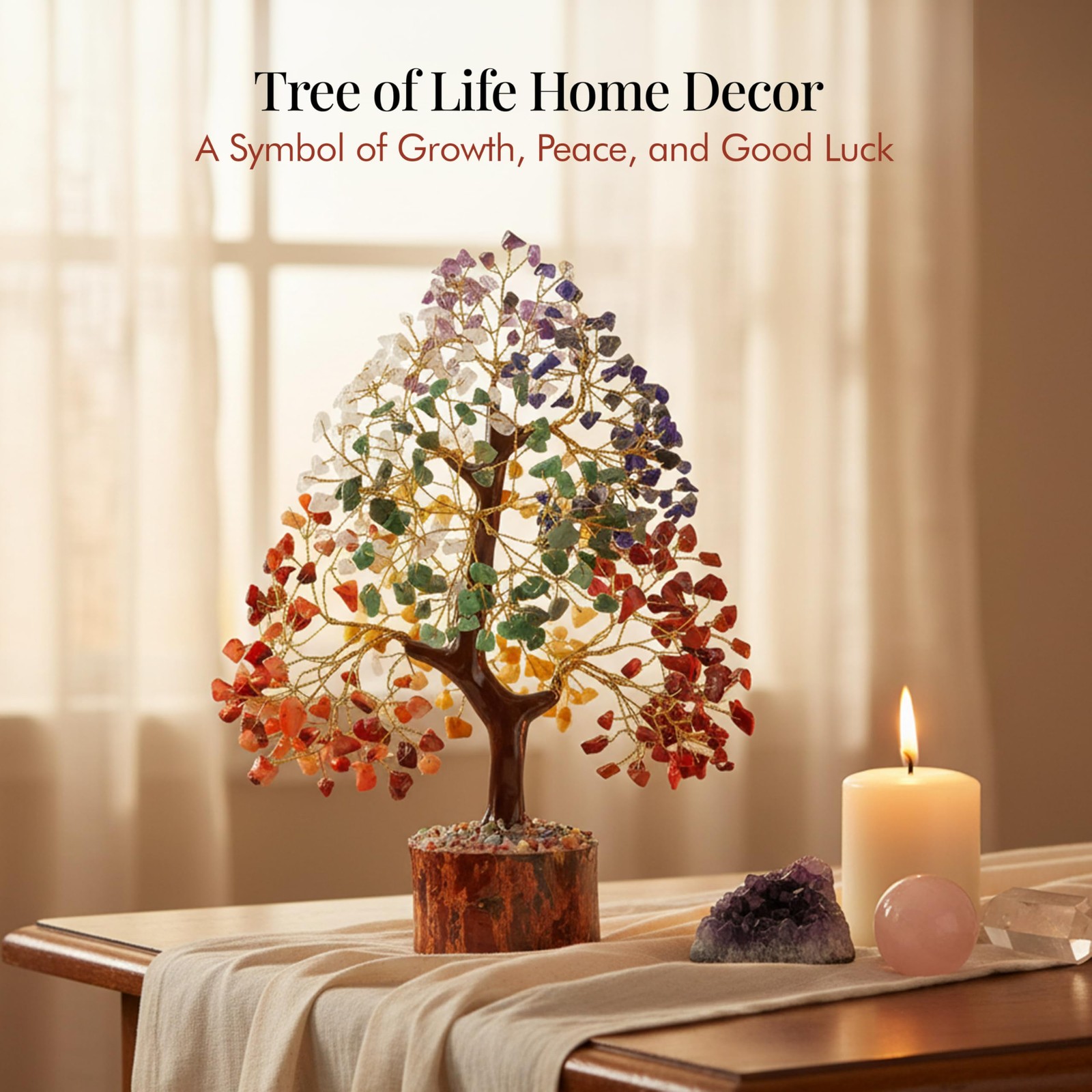 ® The Original 7 Chakra Crystal Tree of Life, Birthday Gifts for Women & Men …