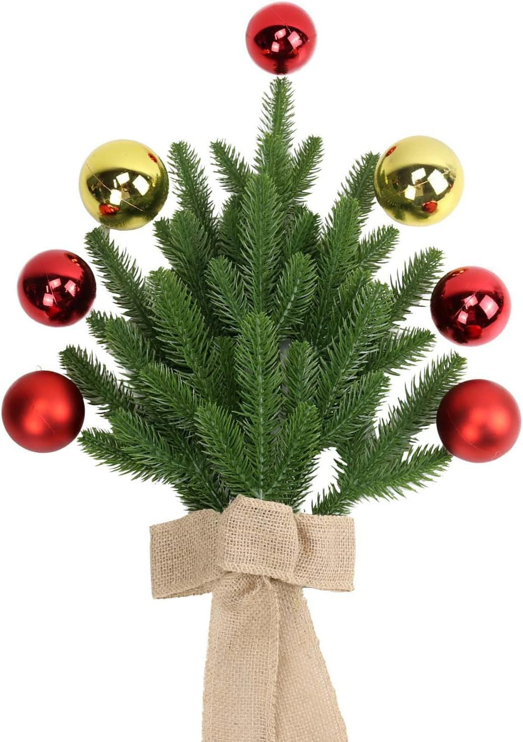 60 Pcs Artificial Pine Branches, Christmas Tree Filler Branches, Realistic Fa…
