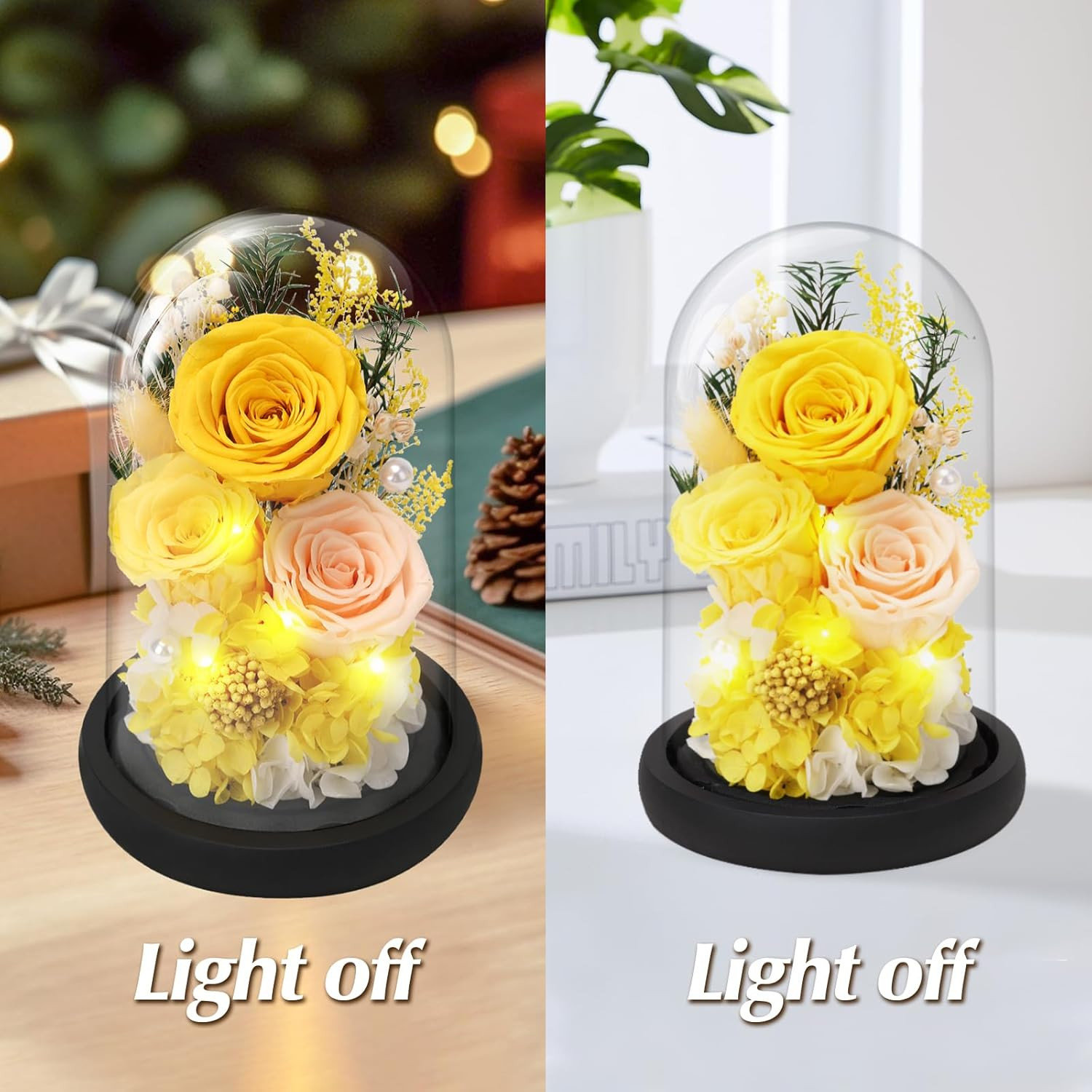 Preserved Roses Flowers for Delivery, Mothers Day Rose Gifts for Mom