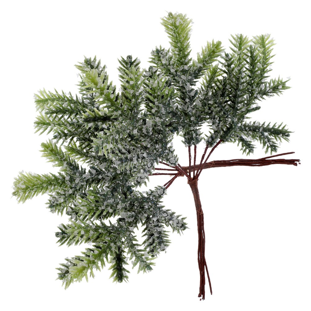 2Pcs Simulated Pine Branches Assorted Color For Christmas And Home Decoration