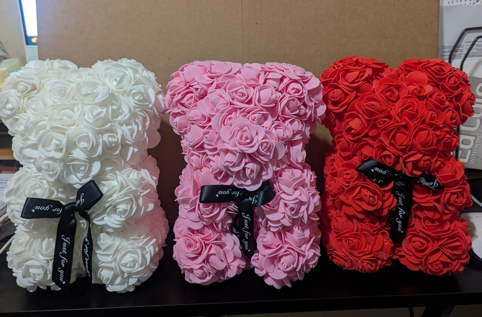 Artificial Flower Eternal Rose Teddy Bear best gift for any Ocassion.
