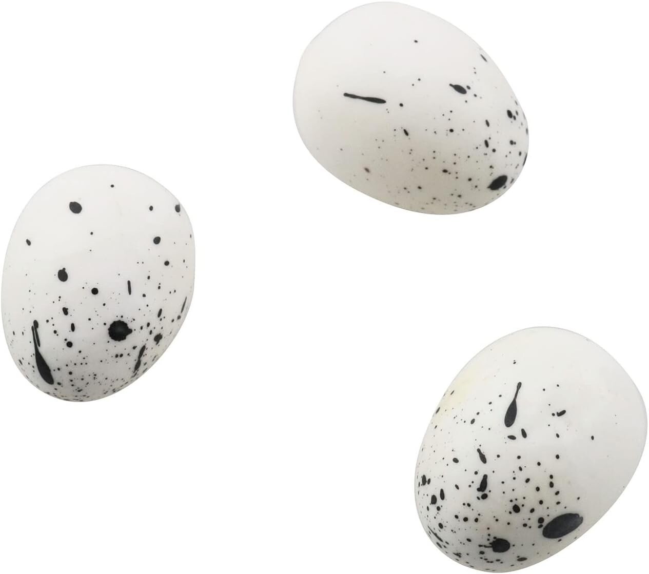 3PCS Bird Nest Artificial Rattan Bird Nest Crafts with 10PCS Foam Eggs DIY Décor