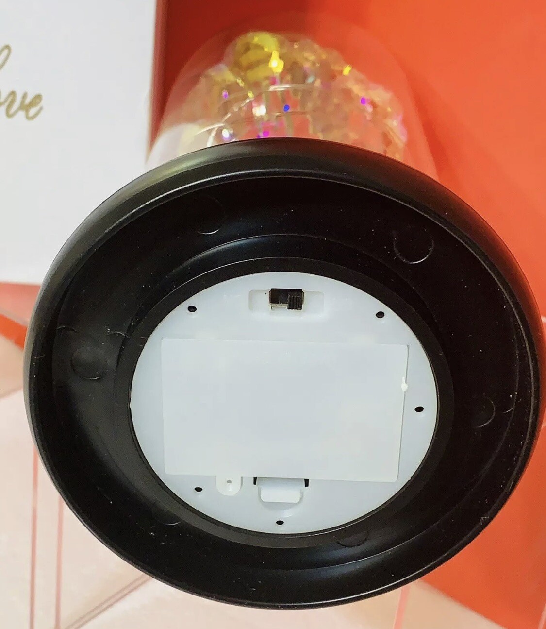 Rose Flower Home Glass LED Night Light Mother’s Day Gift / Xmas Decor