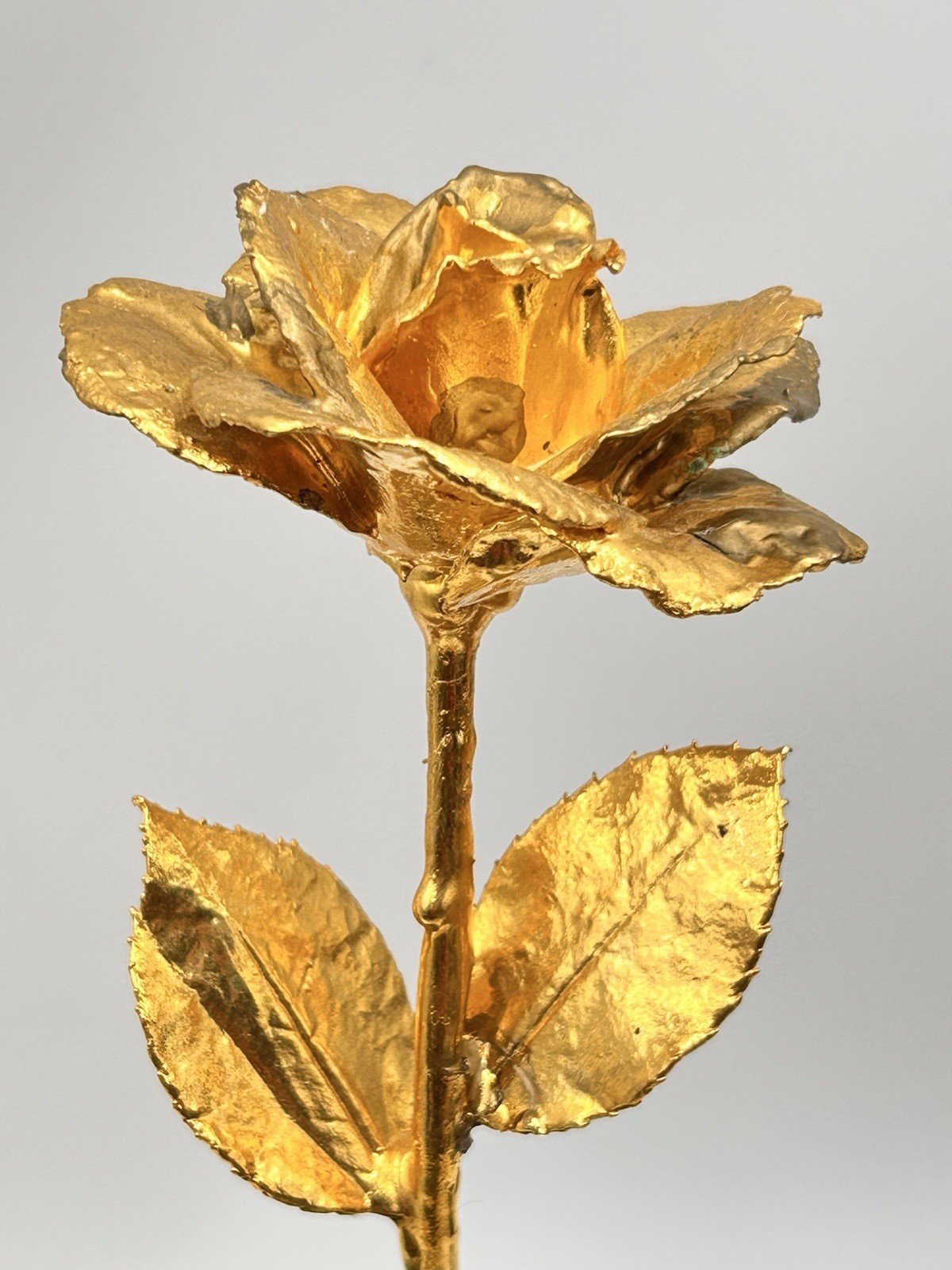 Living Gold 24K Gold Heavy Dipped Long Stem Rose