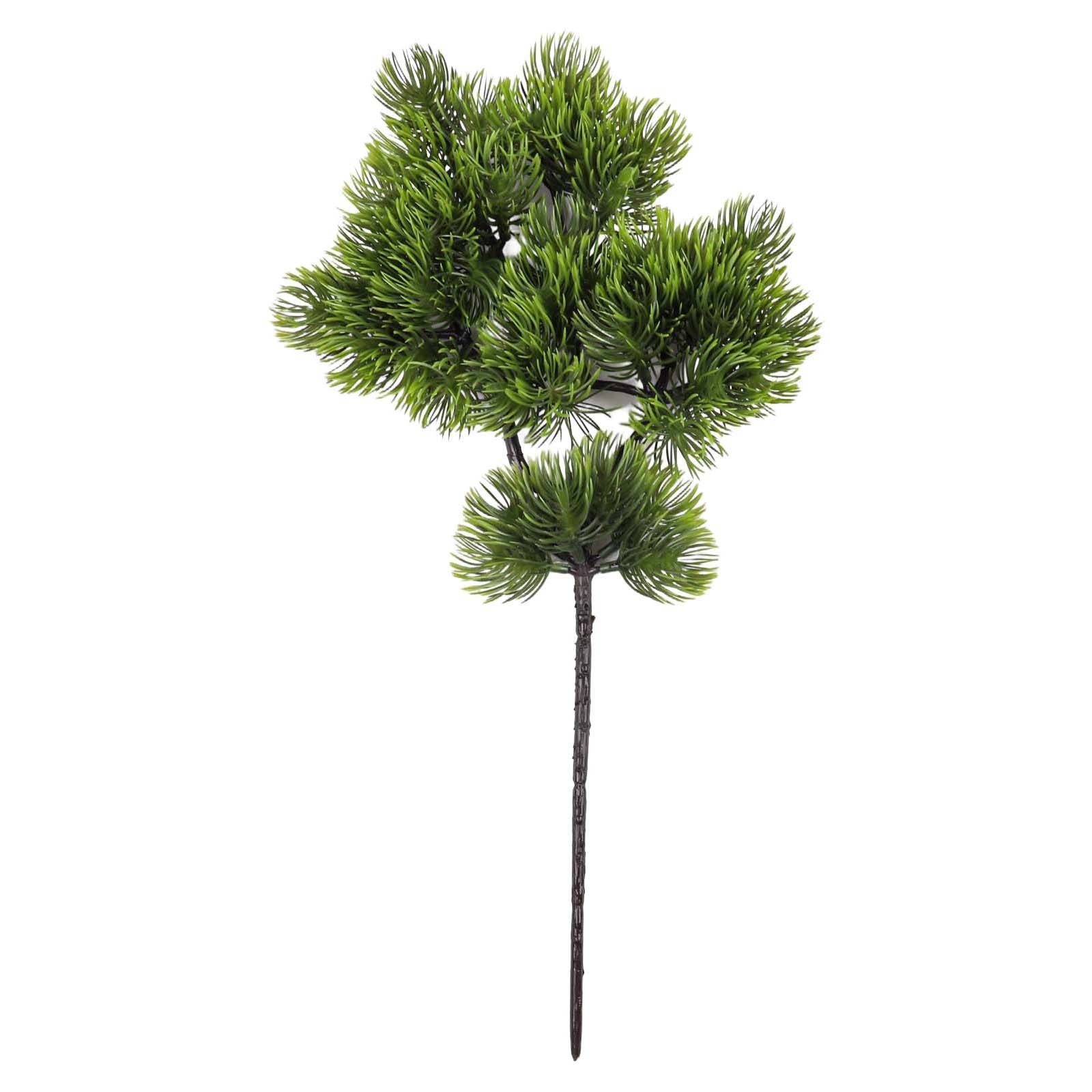 6 Pack 35cm Fake Pine Branches for Indoor and Outdoor Event Decoration