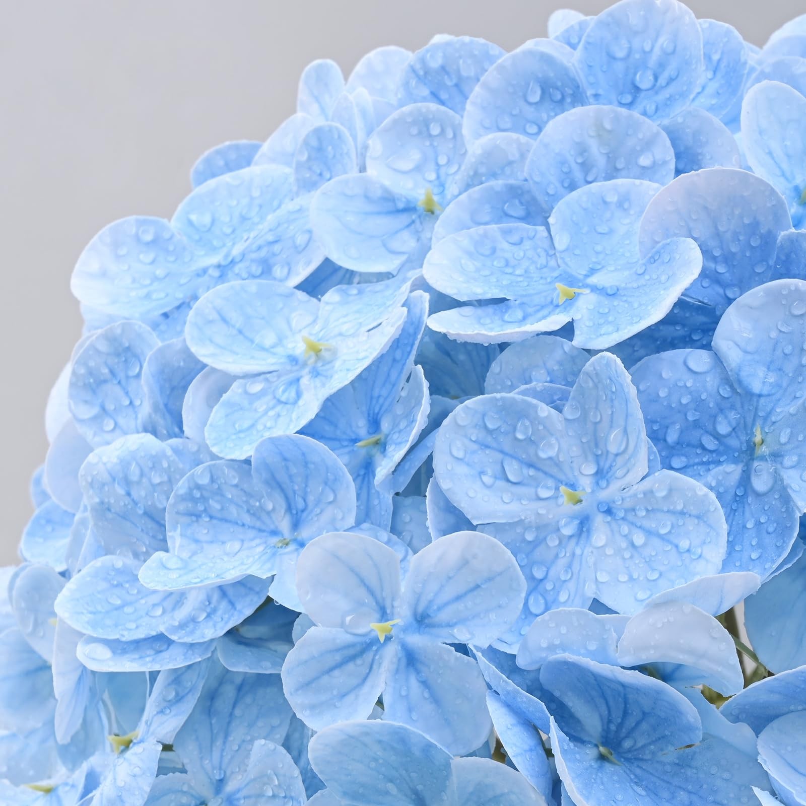 3Pcs 21in Hydrangea Artificial Flowers, Latex Real Touch Hydrangeas Lifelike …
