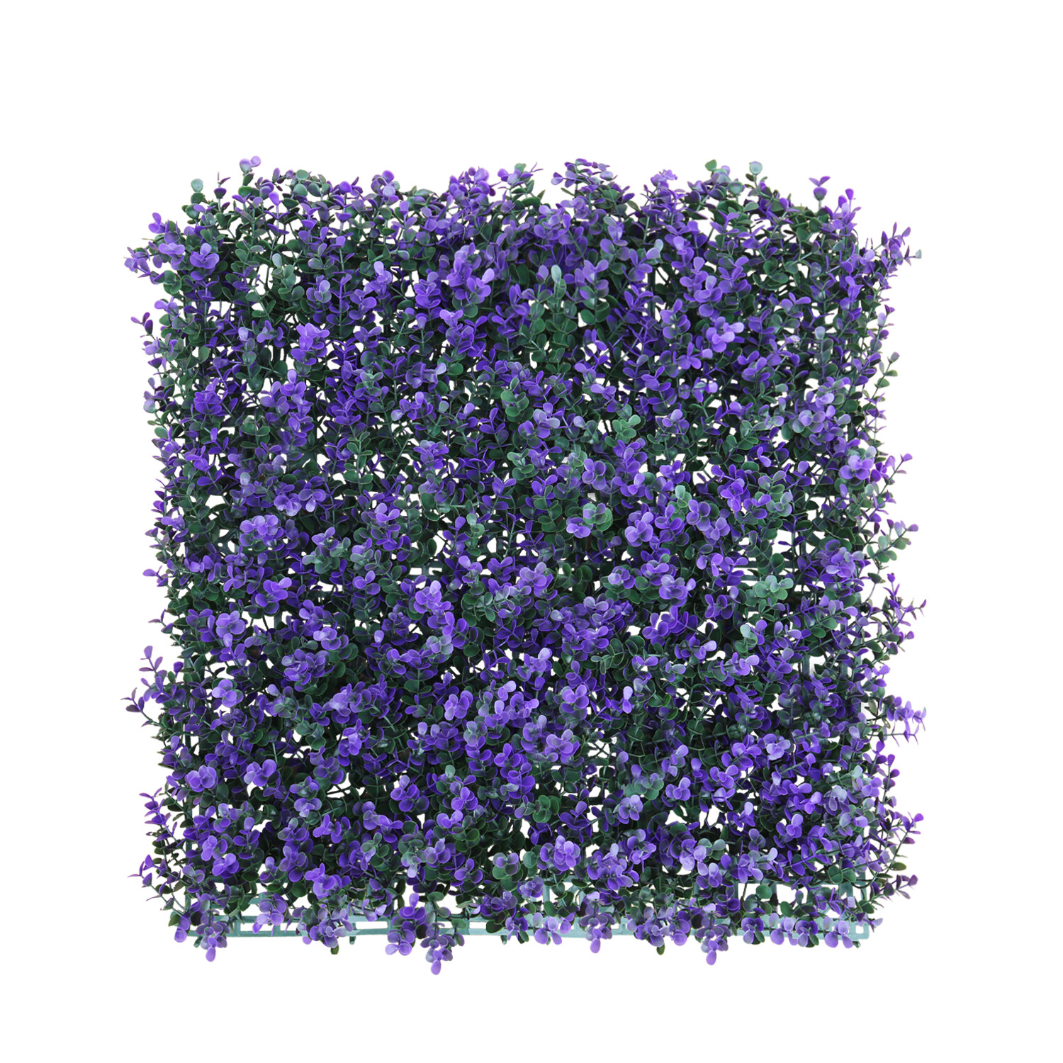 20″ Artificial Faux Purple Lavender Outward Mats Wall Hedge Decor Panel DIY