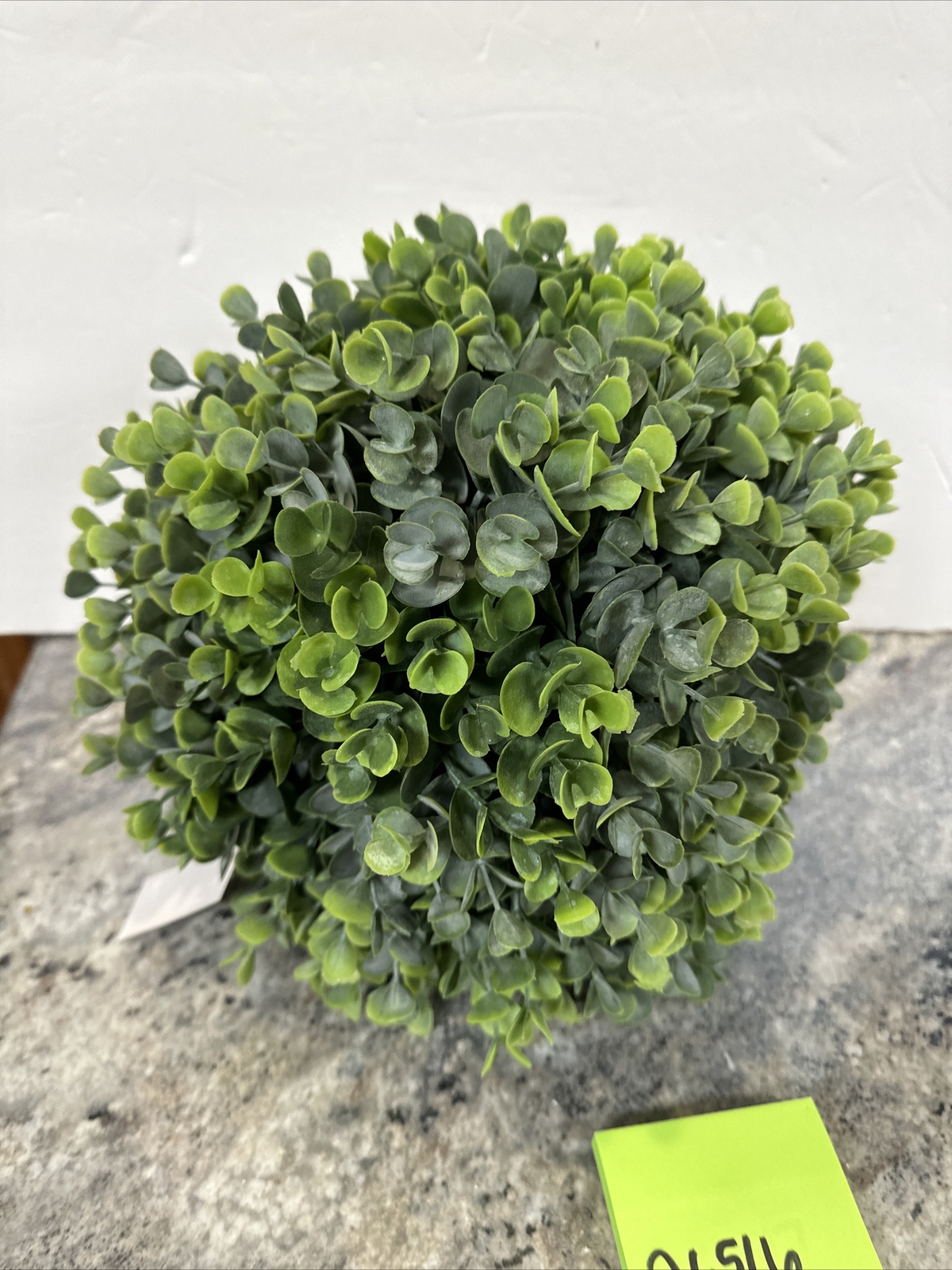 11″ Faux Real Touch Eucalyptus Sphere Green Valerie Parr Hill